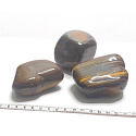 Tigerauge Getrommelter Naturstein 160 - 220 g, 1 Stück, Stein der Sonne und der Erde, bringt Glück und Reichtum