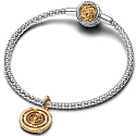 Charm Sterling Silber 925 Game of Thrones Drehendes Astrolabium, Armband Anhänger, Film