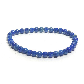 Lapislazuli Armband elastisch Naturstein, Kugel 5 - 6 mm / 16 - 17 cm, Harmonie Stein