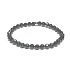 Spinell-Facettenarmband elastisch Naturstein, Kugel 5 mm / 16 - 17 cm