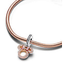 Charms Sterling Silber 925 Disney Minnie Mouse Silhouette 2in1 Mama, Armband Anhänger