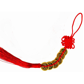 6 chinesische FengShui-Münzen für Reichtum, Glück, Erfolg