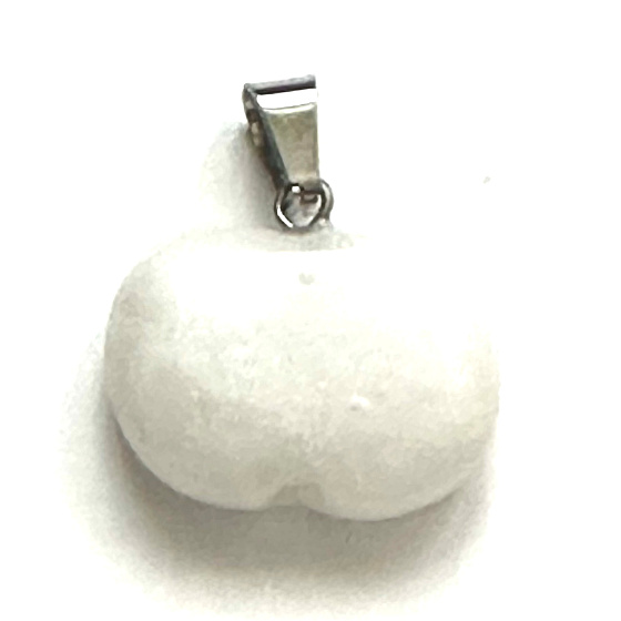 Quarz Apfel der Erkenntnis Anhänger Naturstein 1,5 cm, der vollkommenste Heiler