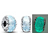 Charm Sterlingsilber 925 Luminozní Disney Aschenputtel Murano Glas, Perle für Armband Film