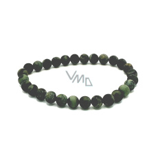 Jaspis Kambaba Armband elastischer Naturstein, Kugel 6 mm / 16 - 17 cm, Stein der positiven Energie Jaspis Kambaba Armband elastischer Naturstein, Kugel 6 mm / 16 - 17 cm, Stein der positiven Energie