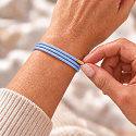 Die Kraft der Farben Magnetarmband Variation – Hellblau | Ein Schmuckstück, viele Formen | 51 cm