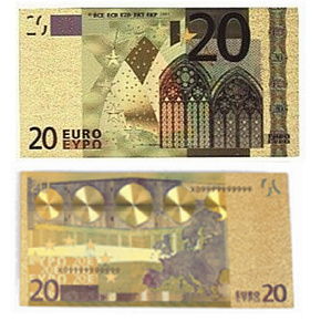 Talisman Gold Kunststoff-Banknote 20 EUR