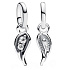 Charms Sterling Silber 925 Engelsflügel - Mini Medaillon, Anhänger für Liebesarmband
