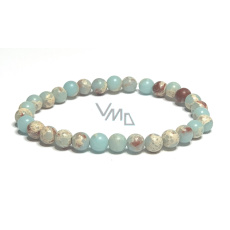 Jaspis / Shushan Stein Armband elastischer Naturstein, Kugel 6 mm / 16 - 17 cm Jaspis / Shushan Stein Armband elastischer Naturstein, Kugel 6 mm / 16 - 17 cm