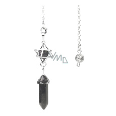 Goldstein blau Avanturin Merkaba Pendel, Naturstein-Anhänger 71 x 8 x 8 mm, Stein des Ehrgeizes Goldstein blau Avanturin Merkaba Pendel, Naturstein-Anhänger 71 x 8 x 8 mm, Stein des Ehrgeizes