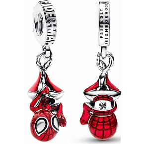 Charme Sterling Silber 925 Marvel Spiderman, Armband Anhänger