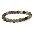 Jaspis Ocean Armband elastischer Naturstein, Kugel 8 mm / 16-17 cm, Stein der positiven Energie