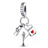 Charm Sterling Silber 925 Graduation - Kappe, Diplom Pergament, 3in1 Graduate Anhänger Armband