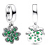 Charme Sterling Silber 925 Quatrefoil, Glücksarmband Anhänger