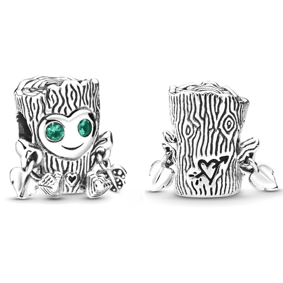Charme Sterling Silber 925 Niedliche Baum Kreatur Perle auf Armband Film