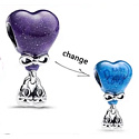 Charme Sterling Silber 925 Herz und Booties, Baby boy - Baby boy, bead on bracelet family
