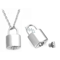 Urnen-Gedenkanhänger, Silberner wasserdichter Verschluss, Edelstahl 12 x 19 cm Urnen-Gedenkanhänger, Silberner wasserdichter Verschluss, Edelstahl 12 x 19 cm