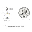 Sterling Silber 925 Luminous - Sternzeichen Waage, Armband-Anhänger