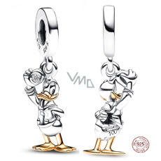Charme Sterling Silber 925 Disney 100. jahrestag von Donald Duck, Armband-Anhänger Charme Sterling Silber 925 Disney 100. jahrestag von Donald Duck, Armband-Anhänger