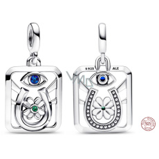 Charme Sterling Silber 925 Tarot Karte - Mini Medaillon, Anhänger Armband Symbol Charme Sterling Silber 925 Tarot Karte - Mini Medaillon, Anhänger Armband Symbol