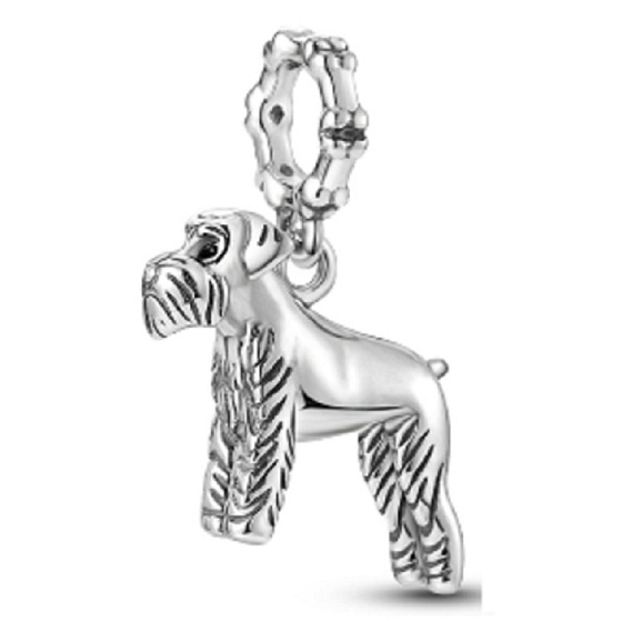 Charm Sterlingsilber 925 Hund - Irischer Terrier, Anhänger für Armband Tier