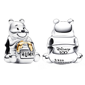 Charme Sterling Silber 925 Disney 100. jahrestag Winnie the Pooh, Perle für Armband Charme Sterling Silber 925 Disney 100. jahrestag Winnie the Pooh, Perle für Armband