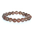 Auralit 23 natur Armband elastischer Naturstein, Kugel 10 - 11 mm / 16 - 17 cm, einer der kraftvollsten Steine der Erde