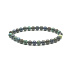 Azurit Armband elastisch Naturstein, Kugel 6 mm / 16 - 17 cm