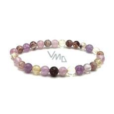 Kakoxen Gummiarmband, Natursteinkugel 6 mm / 16 - 17 cm Kakoxen Gummiarmband, Natursteinkugel 6 mm / 16 - 17 cm