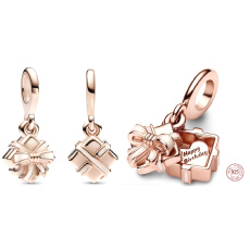 Sterling Silber 925 Geburtstagsgeschenk, aufklappbarer Geburtstagsarmband-Anhänger