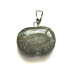 Heliotrop / Blutstein Apfel der Erkenntnis Anhänger Naturstein 1,5 cm, Stein des Mutes