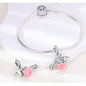 Charm Sterling Silber 925 Für Backfans, 3in1 Lebensmittel Armband Anhänger