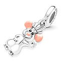 Charms Sterling Silber 925 Disney Remy Ratte, Armband Anhänger