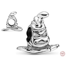 Sterling Silber 925 Harry Potter - Weiser Hut, Perle für Armband