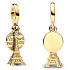 Charm Sterling Silber 925 Paris Eiffelturm 2in1, reise armband anhänger