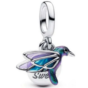Charm Kolibřík, přívěsek na náramek zvíře