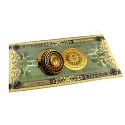 Talisman Gold Kunststoff-Banknote 100 Bitcoin