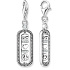 Charm Sterling silver925 Love and Peace - rotierendes Symbol, Karabinerhaken-Anhänger am Liebesarmband