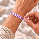 Kraft der Farben Magnetarmband Variation – Hellviolett | Ein Schmuckstück, viele Formen | 51 cm