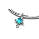 Charm Manta „Free Spirit“ – Anhänger der freien Seele, des Ozeans und der Harmonie, für Armband, Meer