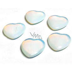 Opalit Hmatka, Heilstein in Form eines Herzens Kunststein 3 cm 1 Stück, Stein der Wünsche und der Hoffnung Opalit Hmatka, Heilstein in Form eines Herzens Kunststein 3 cm 1 Stück, Stein der Wünsche und der Hoffnung