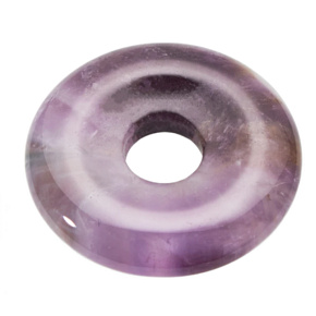 Amethyst Donut Naturstein 30 mm, Stein der Könige und Bischöfe Amethyst Donut Naturstein 30 mm, Stein der Könige und Bischöfe