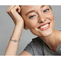Charme Sterling Silber 925 Königin der Kugel, Perle auf Armband Symbol