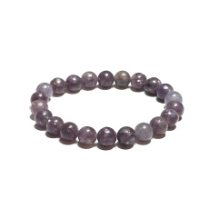 Lepidolith hellviolett Armband elastisch Naturstein, Kugel 8 mm / 16-17 cm, Amulett der Sportler Lepidolith hellviolett Armband elastisch Naturstein, Kugel 8 mm / 16-17 cm, Amulett der Sportler