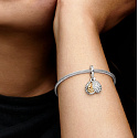 Sterling Silber 925 King of Fruits Durian aufklappbar, Anhänger für Armband, Essen und Trinken