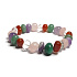 Chakra-Armband elastisch Naturstein, 16 - 17 cm