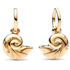 Charm Sterlingsilber 925 Disney Die kleine Meerjungfrau, verzauberte Muschel, Anhänger für Meeresarmband