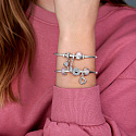 Charm Sterling Silber 925 Cocktailgläser - Celebration Time, Jahrestag Armband Anhänger