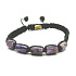 Charoite / Charoite Armband Naturstein, handgestrickt, verstellbare Größe, Magie und Zauber, Wunder aus Jakutien