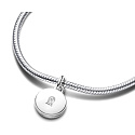 Charme Sterling Silber 925 Medaillon Schlüssel, Anhänger Armband Liebe